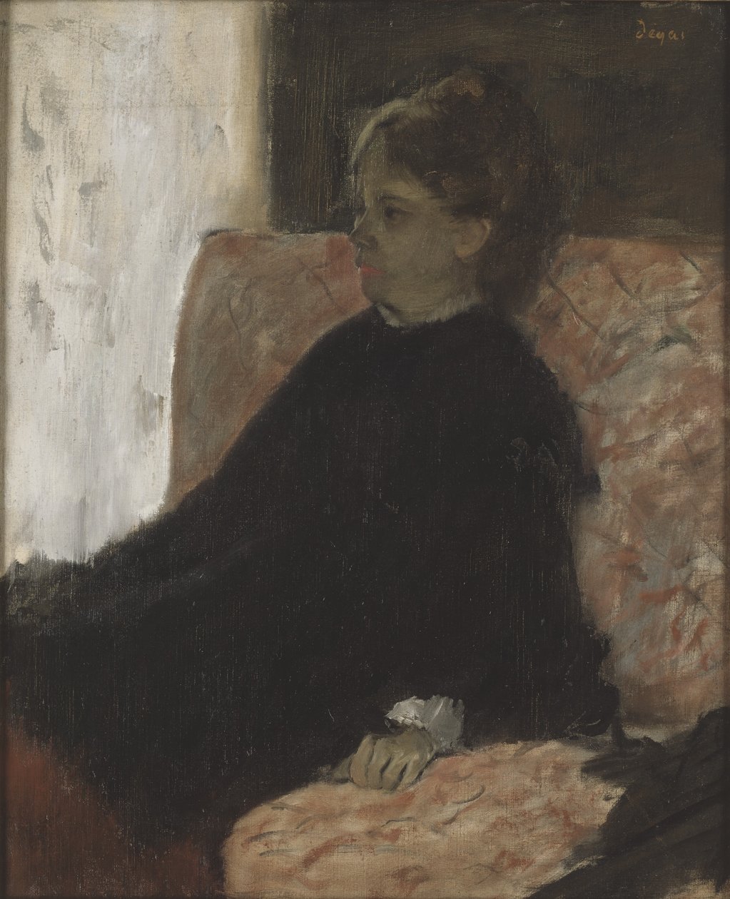 Signora in Nero da Edgar Degas