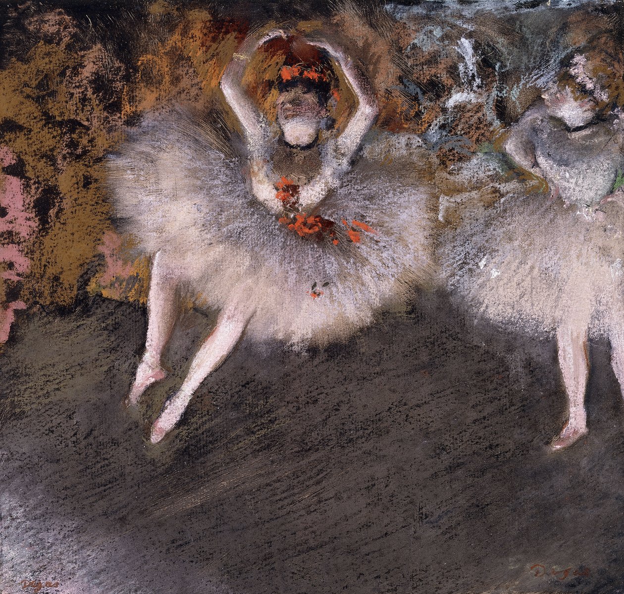 Le Pas Battu, c.1879 da Edgar Degas
