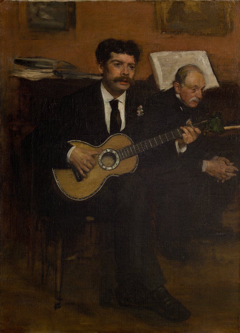 Lorenzo Pagans e Auguste de Gas da Edgar Degas