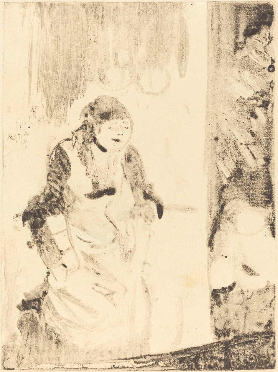 Mlle Bécat, c. 1877-1878 da Edgar Degas