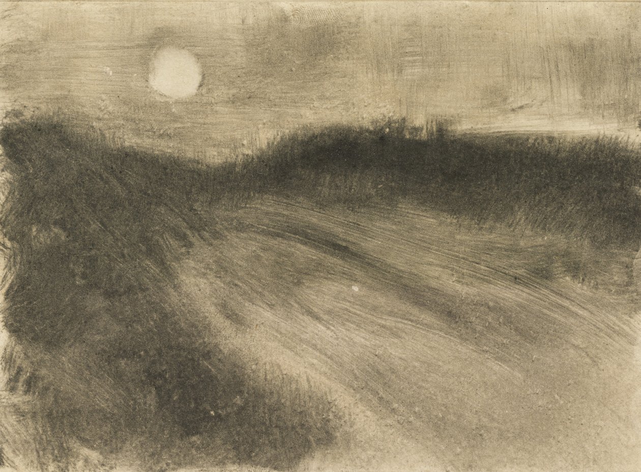 Sorgere della Luna, c.1880 da Edgar Degas