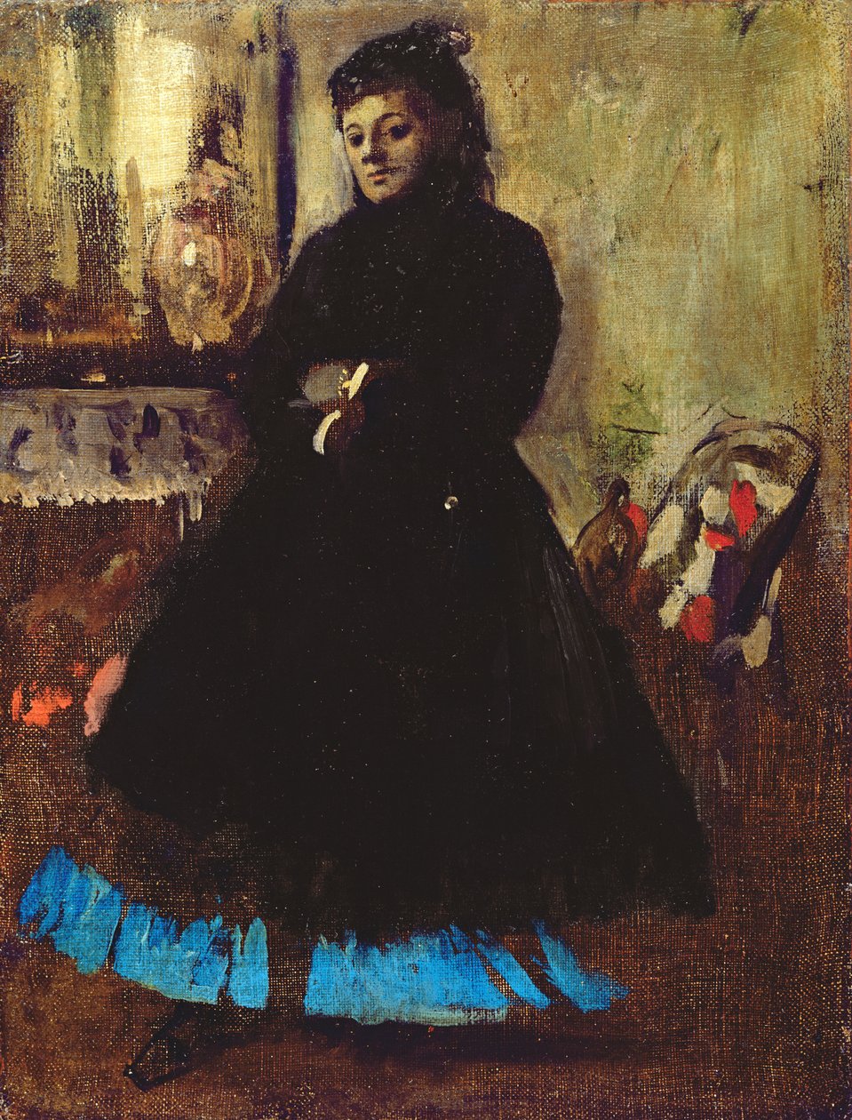 Ritratto di Madame Ducros, 1858 da Edgar Degas