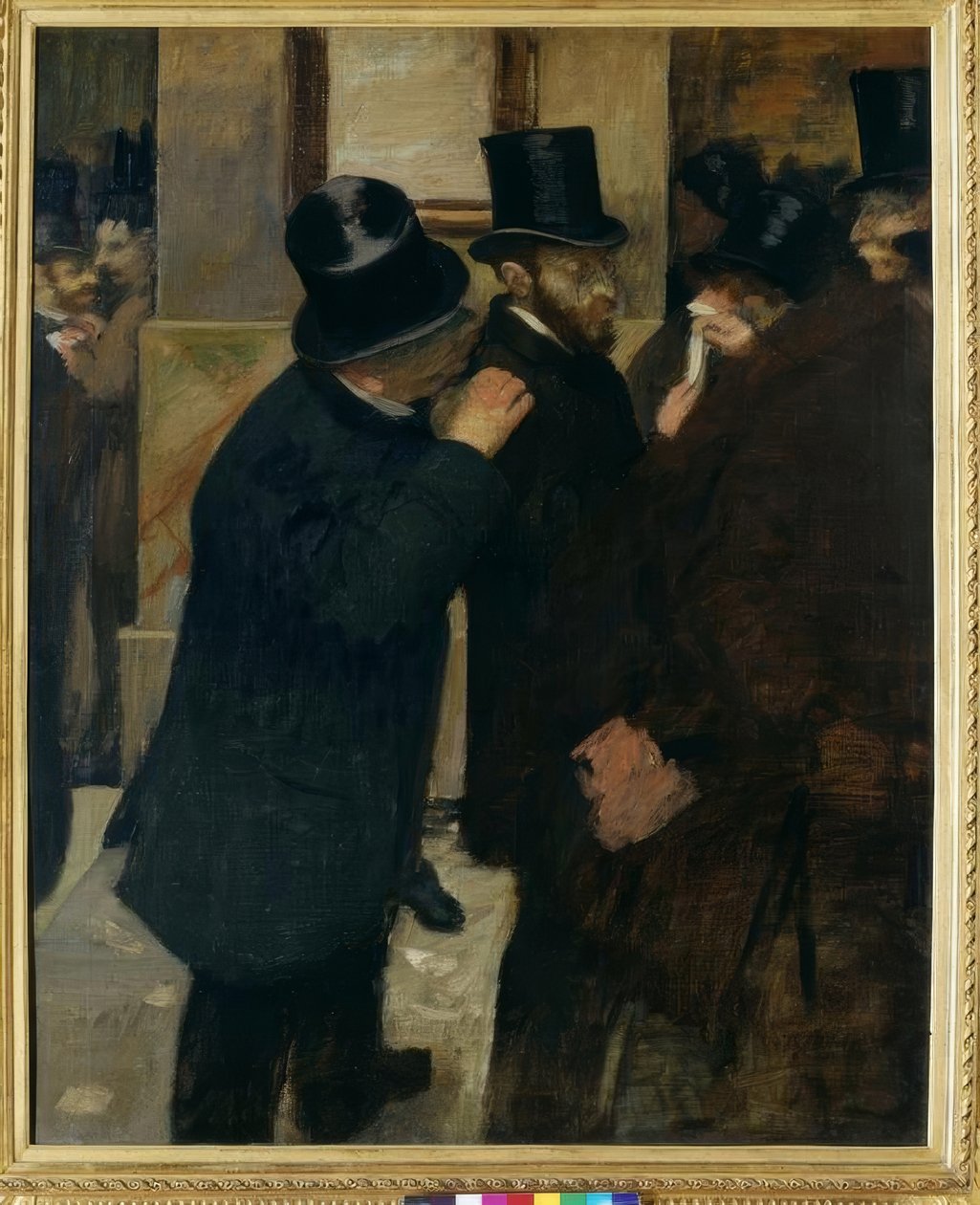 Ritratti alla Borsa da Edgar Degas