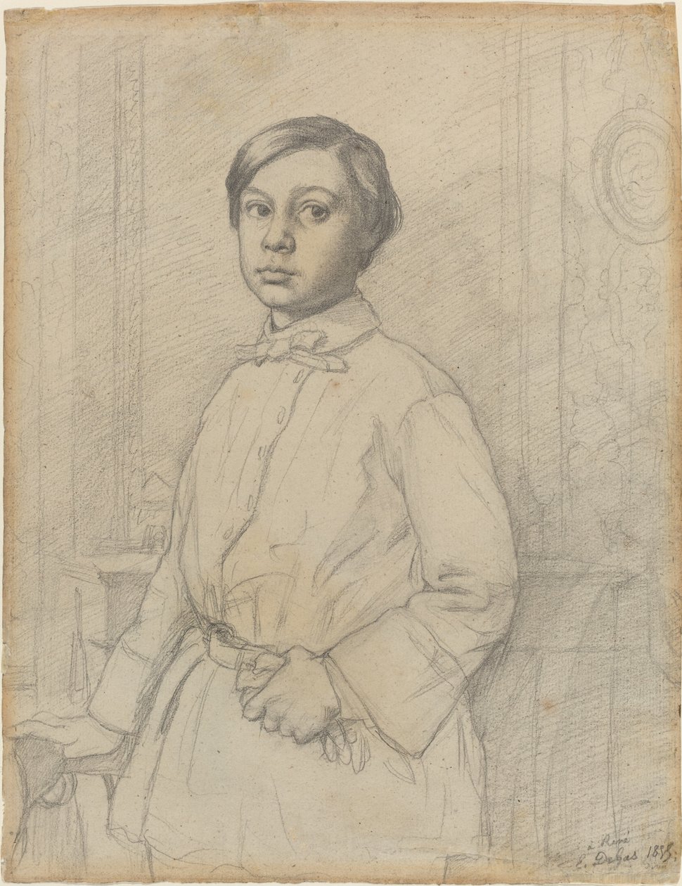 René de Gas [recto] da Edgar Degas