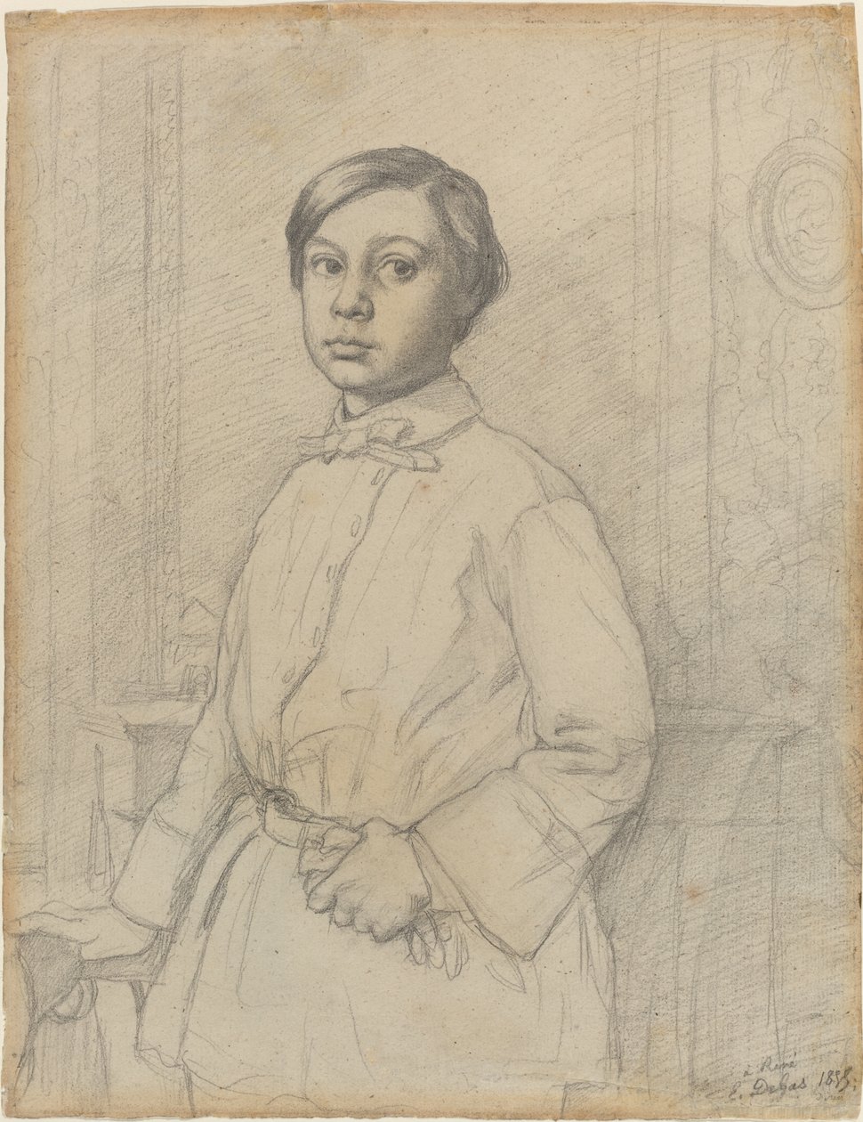 René de Gas [recto] da Edgar Degas