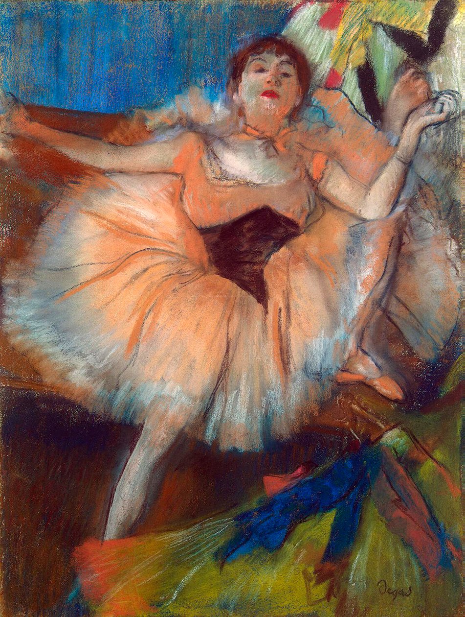 Ballerina seduta, 1879-1880 da Edgar Degas