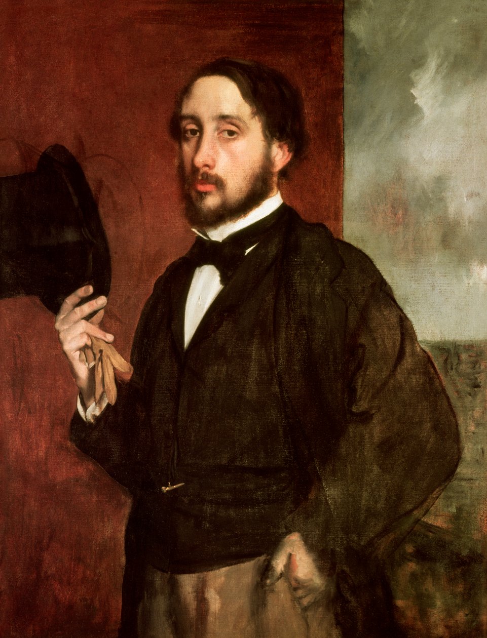Autoritratto, c.1862 da Edgar Degas