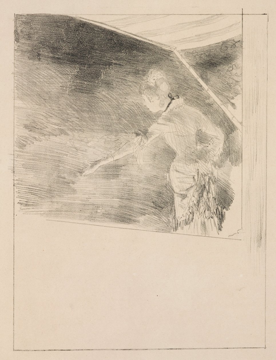 Cantante al Caffè-Concerto da Edgar Degas