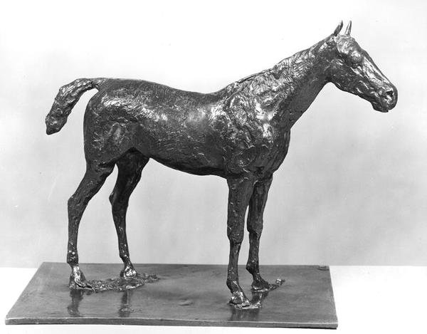 Cavallo in piedi da Edgar Degas