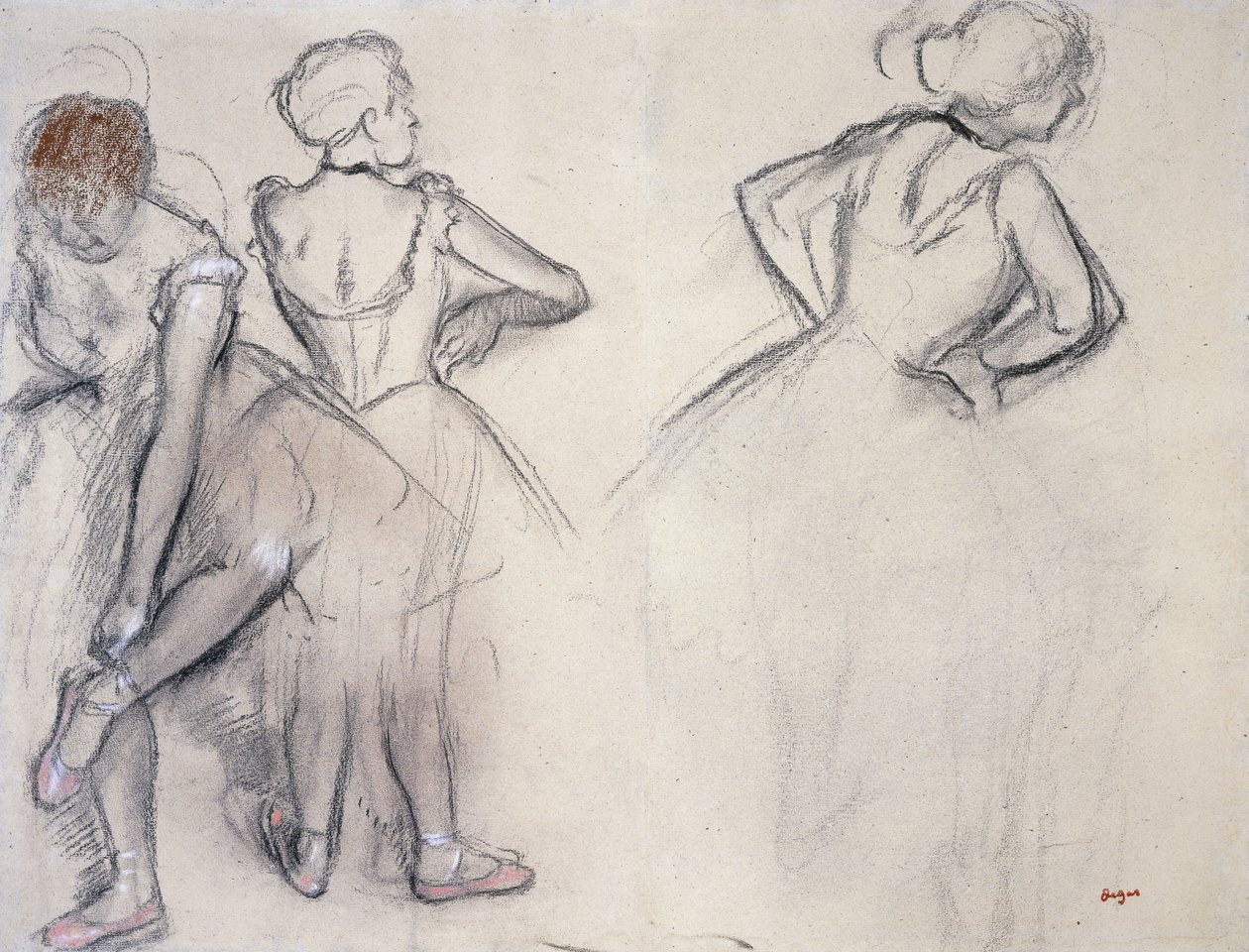 Studio di ballerine da Edgar Degas