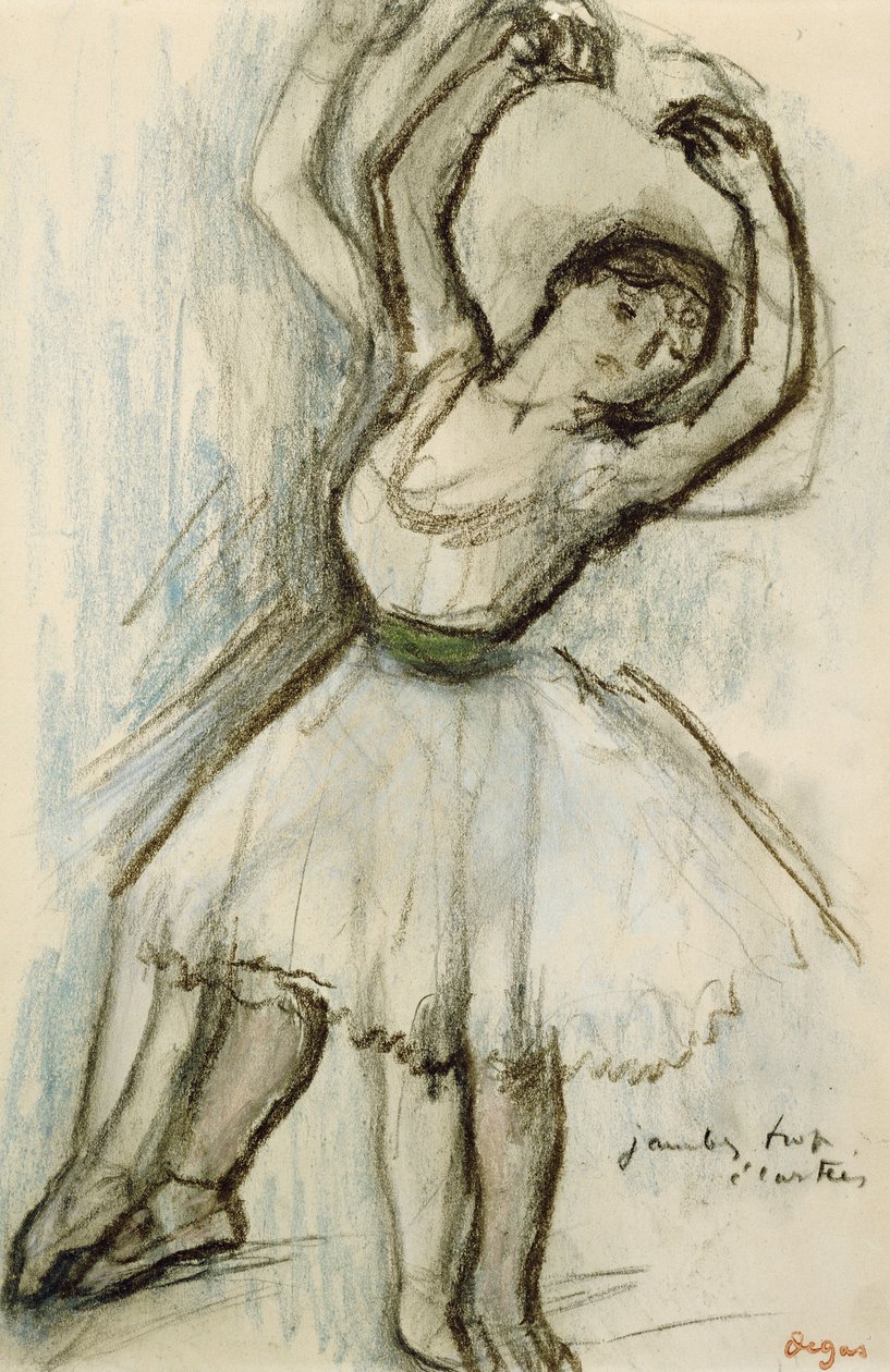 Studio di una ballerina da Edgar Degas