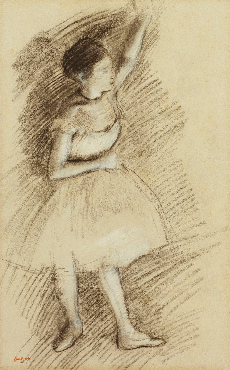 Studio di una ballerina da Edgar Degas
