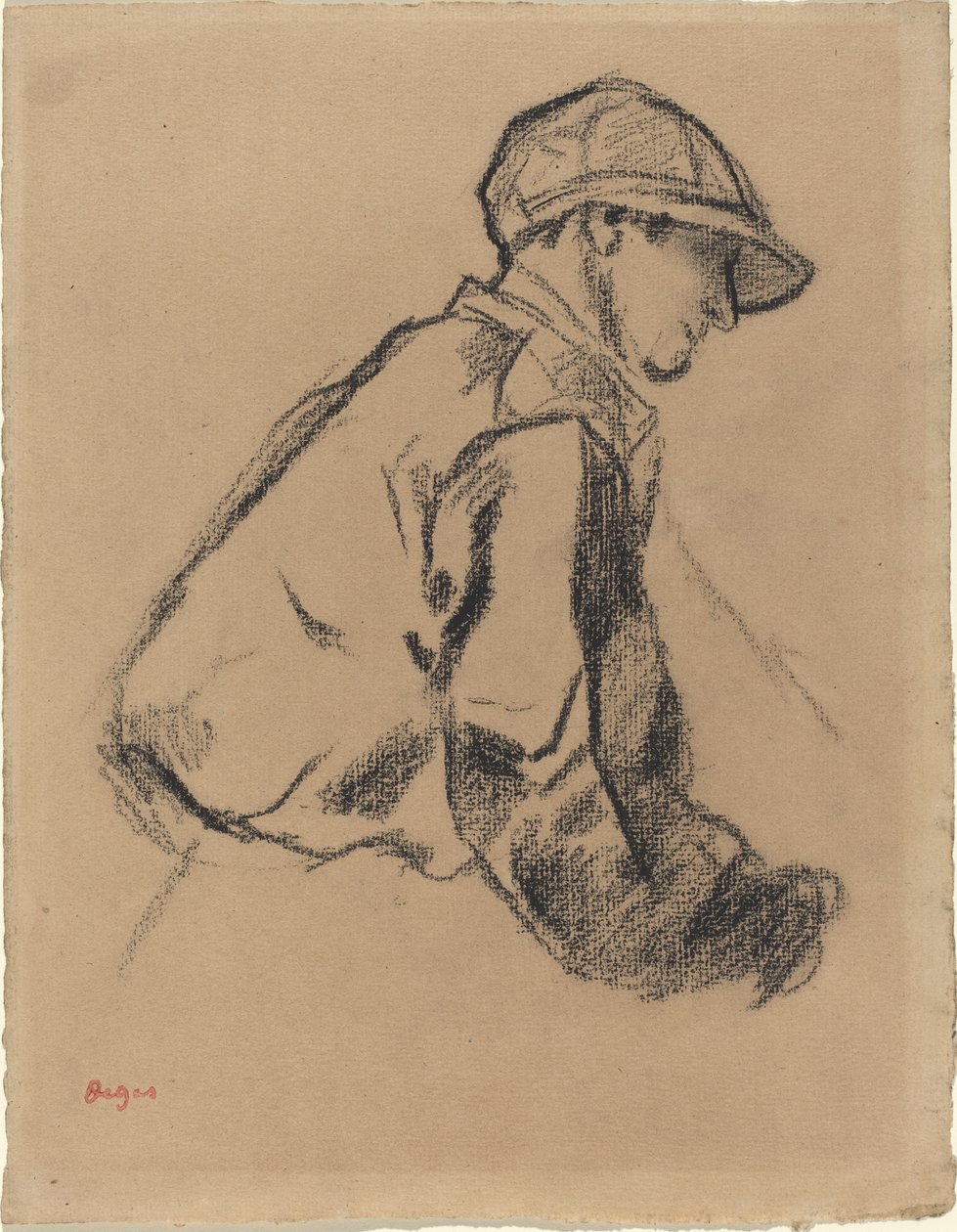 Studio di un fantino, c.1884 da Edgar Degas
