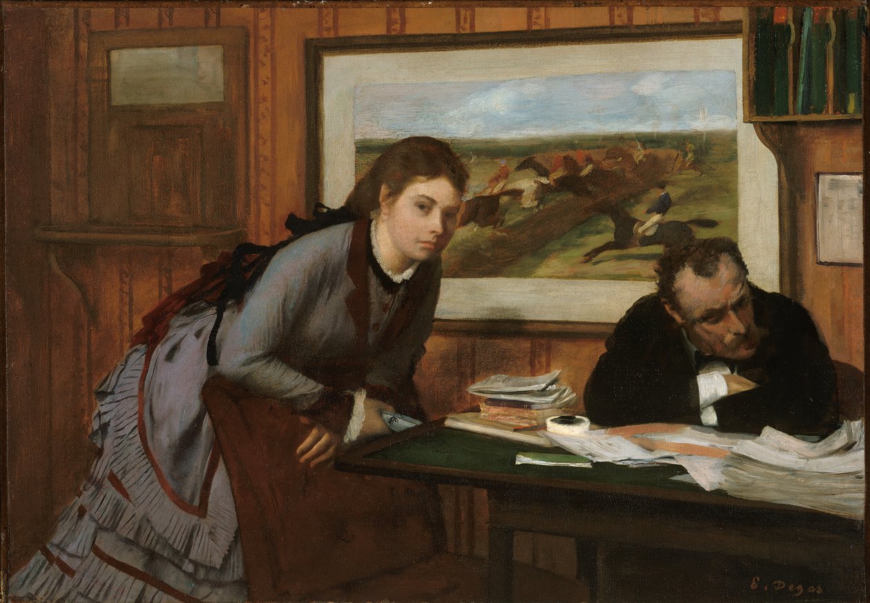Imbronciato, ca. 1870 da Edgar Degas