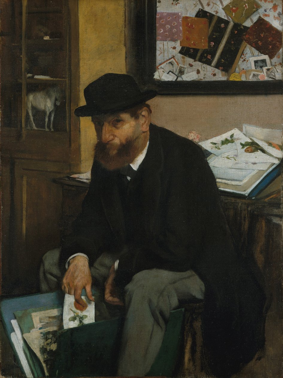 Il collezionista di stampe da Edgar Degas