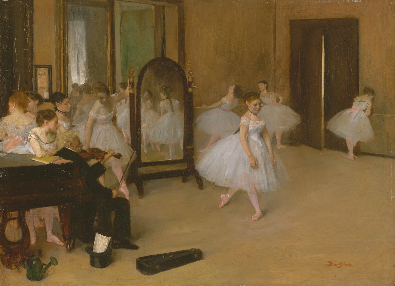 La classe di danza, ca. 1870 da Edgar Degas