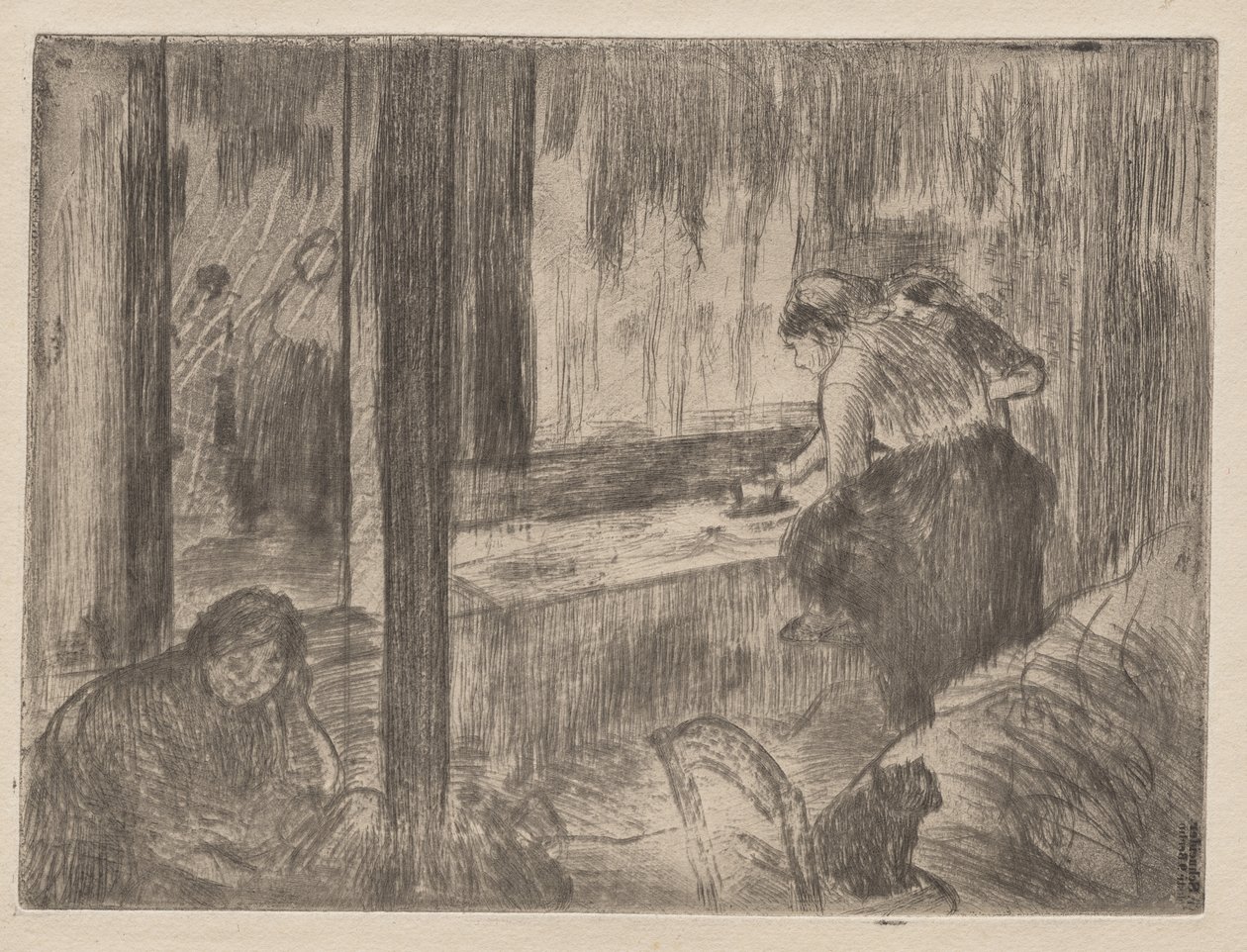 Le lavandaie da Edgar Degas
