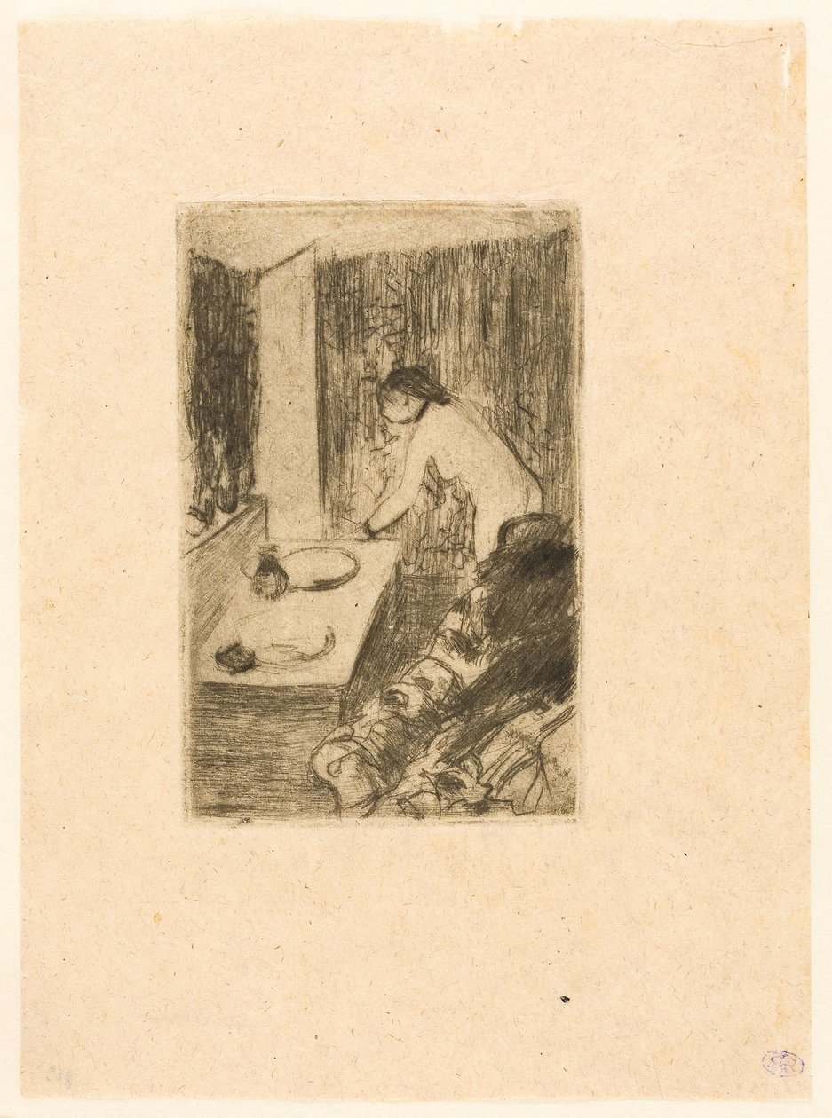 Il piccolo spogliatoio da Edgar Degas