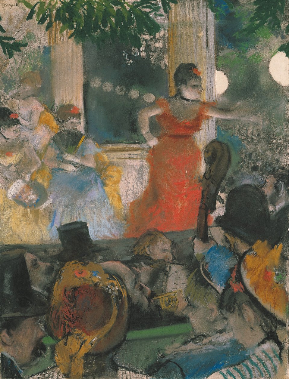 Il caffè-concerto a Les Ambassadeurs da Edgar Degas