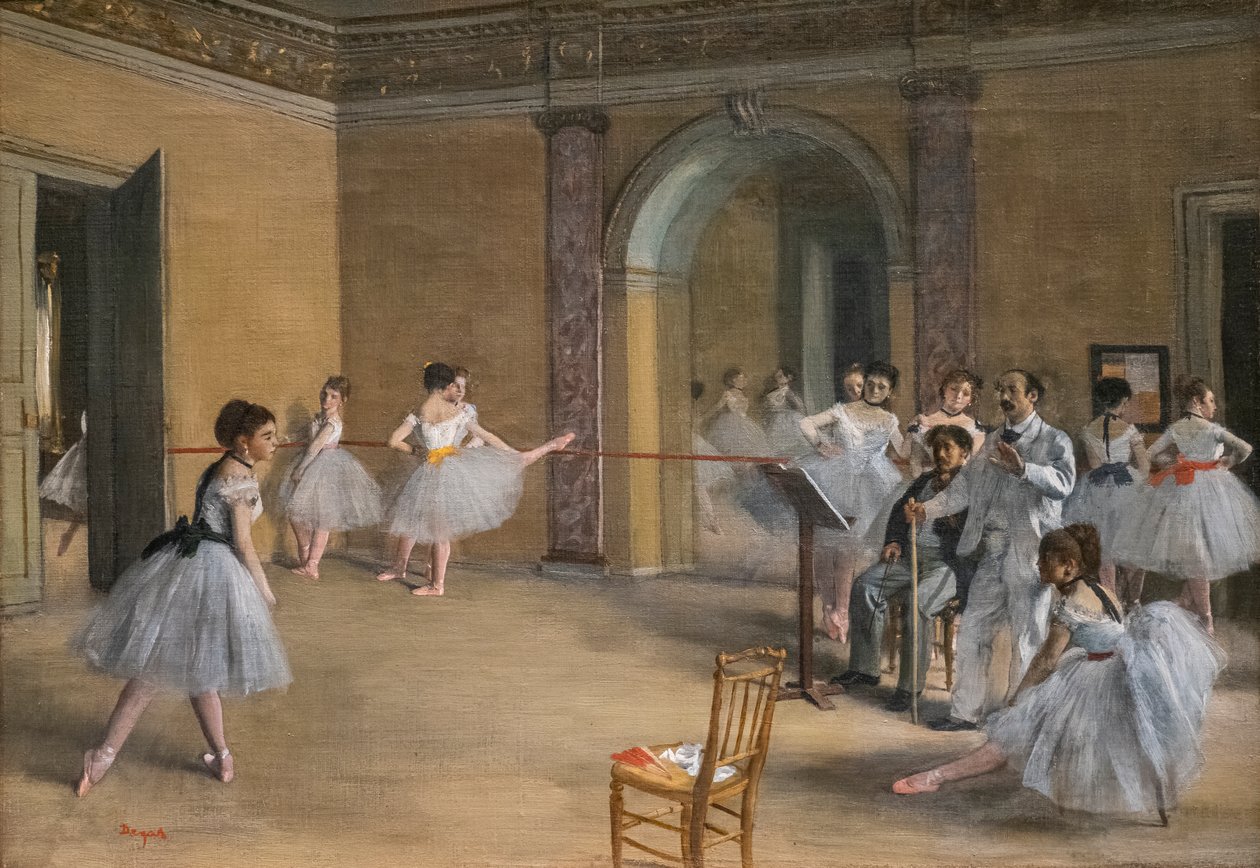 La lezione di danza da Edgar Degas