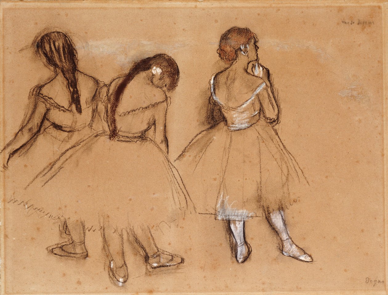 Tre Ballerini da Edgar Degas
