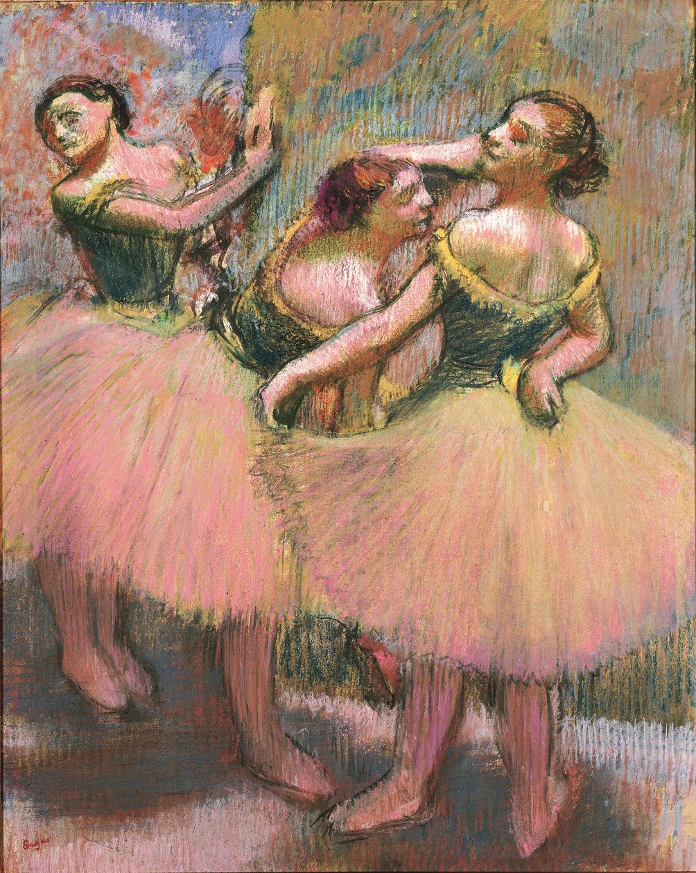 Tre ballerini da Edgar Degas