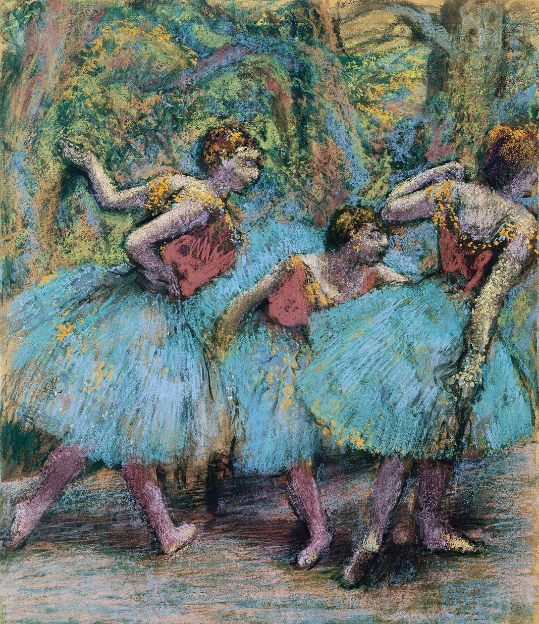 Tre ballerine Trois danseuses, c. 1903 da Edgar Degas