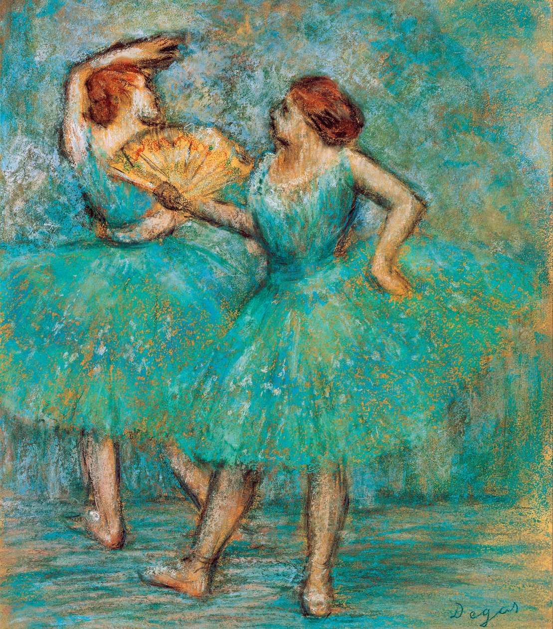 Due ballerini da Edgar Degas