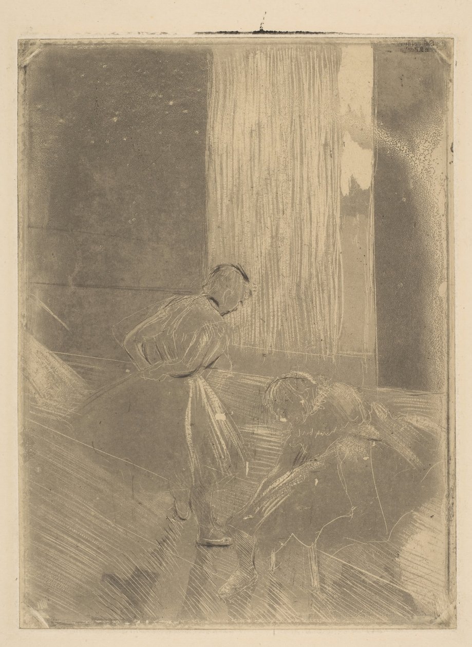 Due ballerini in una sala prove, 1877-78 da Edgar Degas