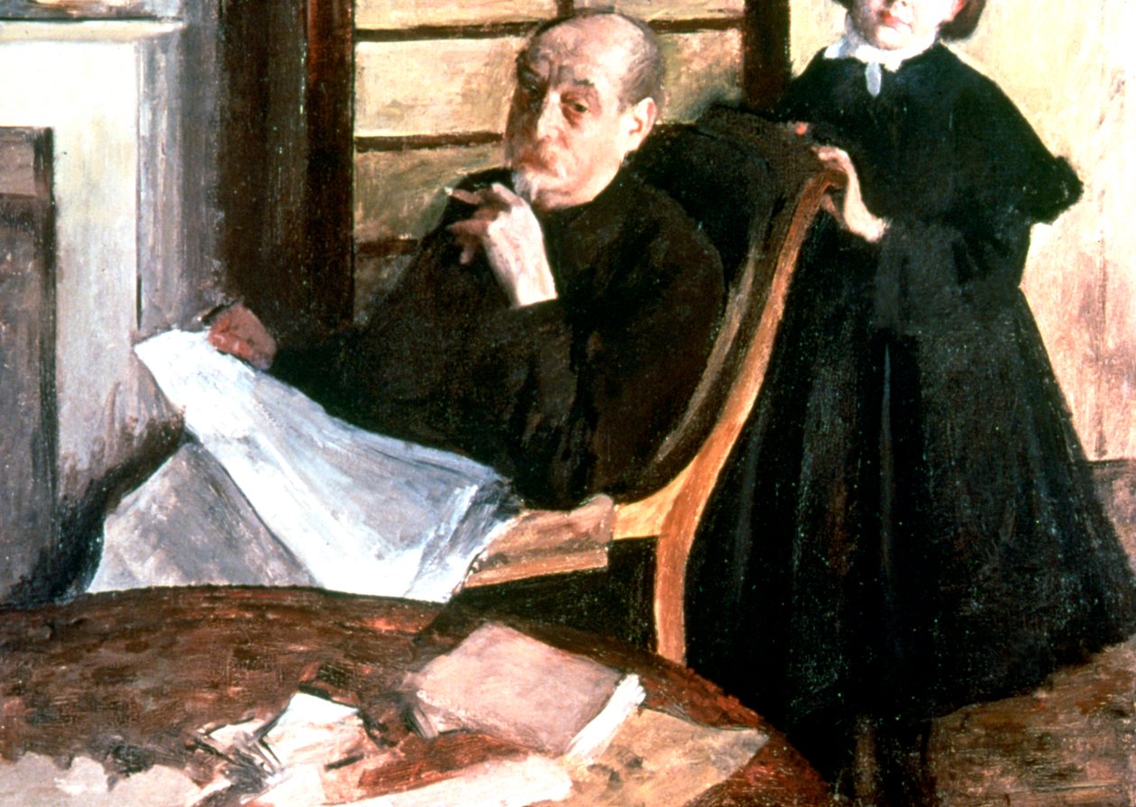Zio e nipote, c1876 da Edgar Degas