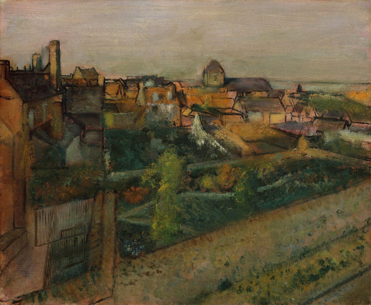 Veduta di Saint-Valéry-sur-Somme da Edgar Degas