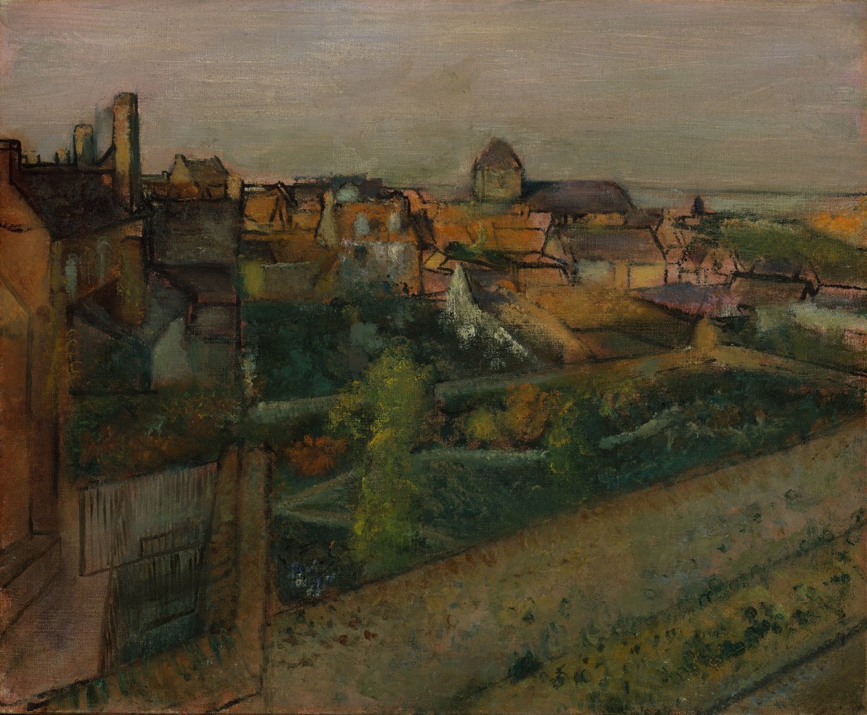 Veduta di Saint-Valéry-sur-Somme da Edgar Degas
