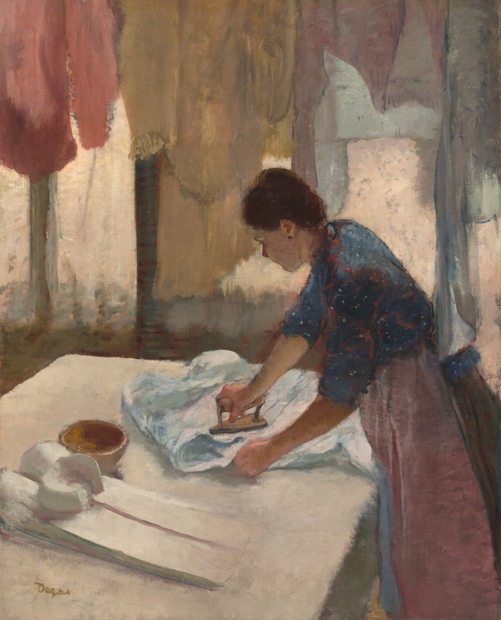 Donna che stira da Edgar Degas