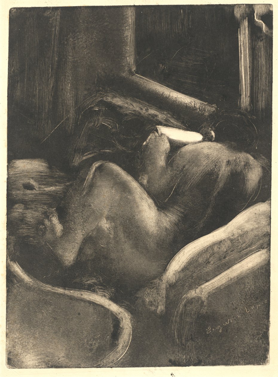 Donna che Legge da Edgar Degas
