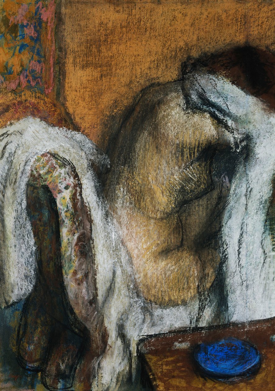 Donna che si lava; Femme a sa Toilette, c.1905-07 da Edgar Degas