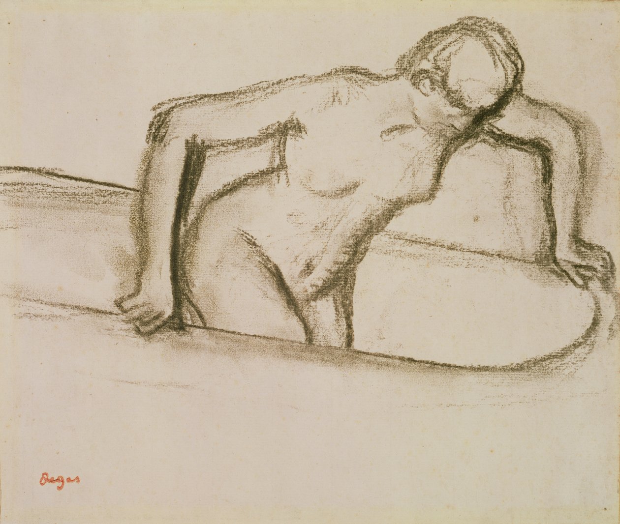 Donna nella vasca da Edgar Degas