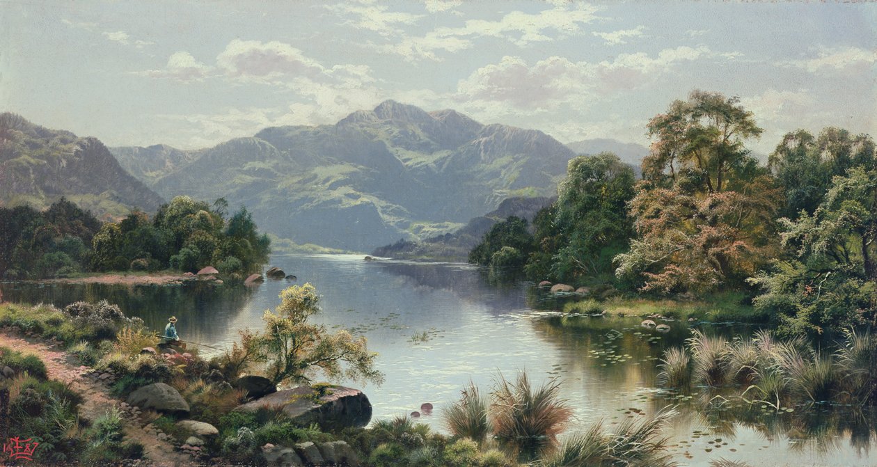 Scena di un Lago nel Galles del Nord da Edgar Longstaffe