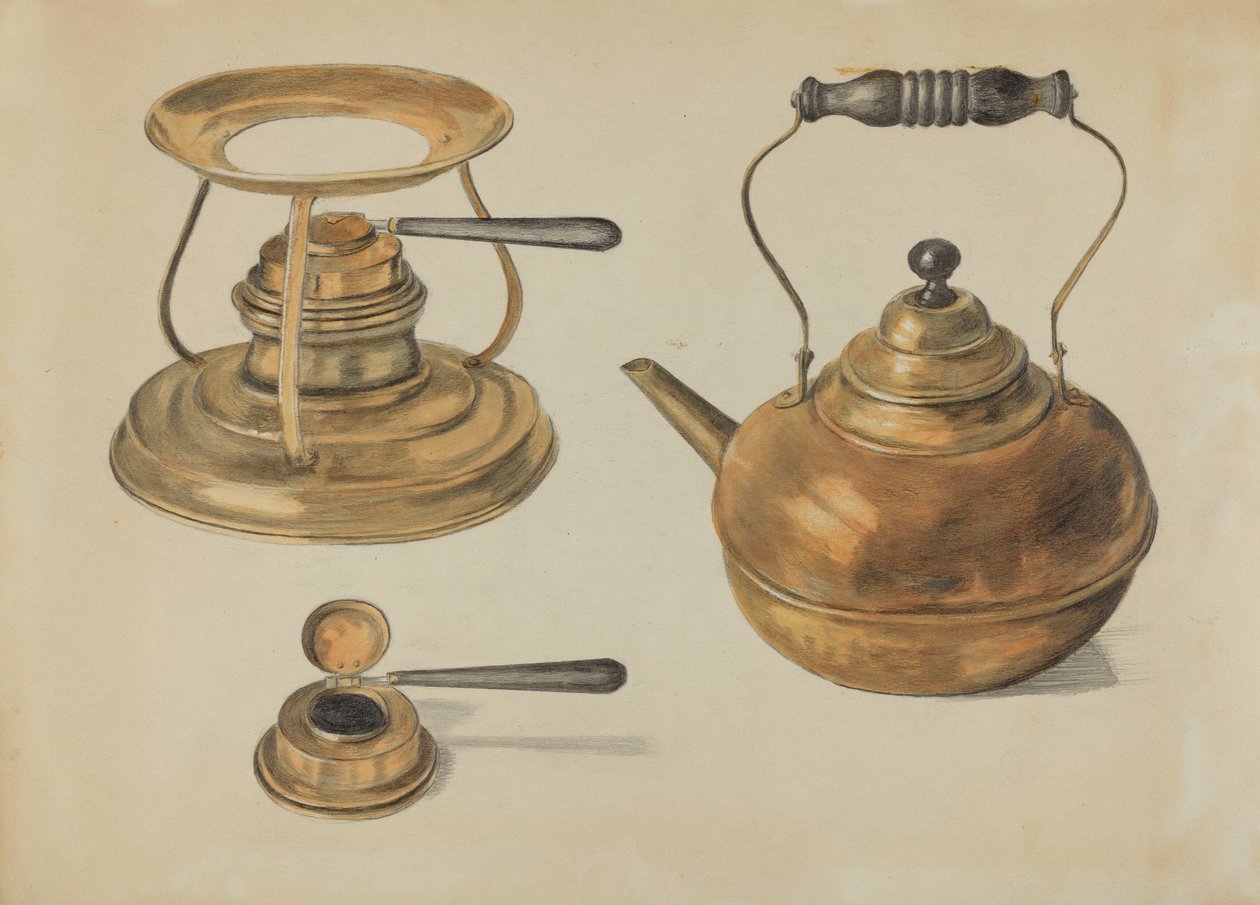 Bruciatore e bollitore da Edith Magnette