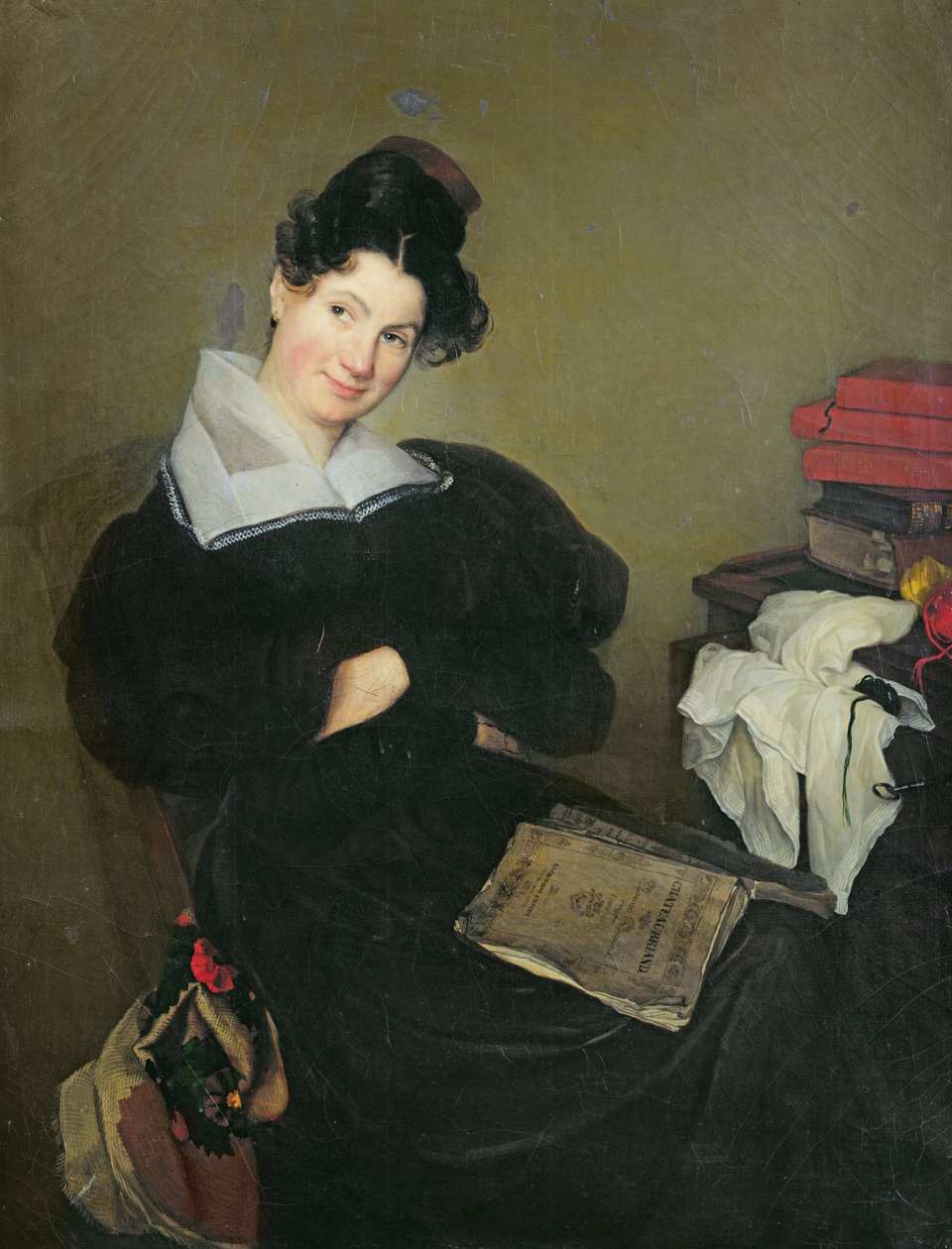 Ritratto di Madame Bail, c.1830 da Edme Jean Pigal
