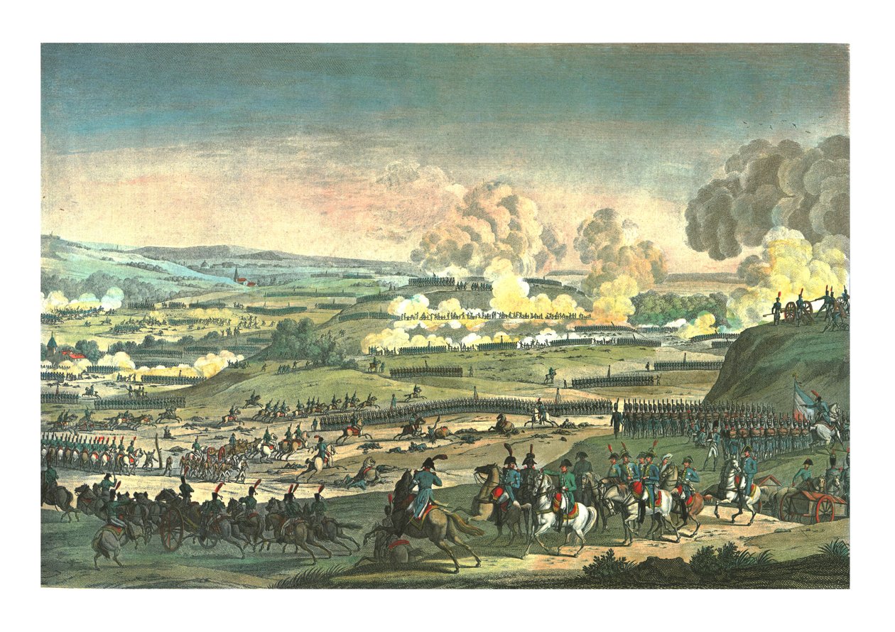 Battaglia vicino a Jena, 14 ottobre 1806, c1850 da Edme Bovinet