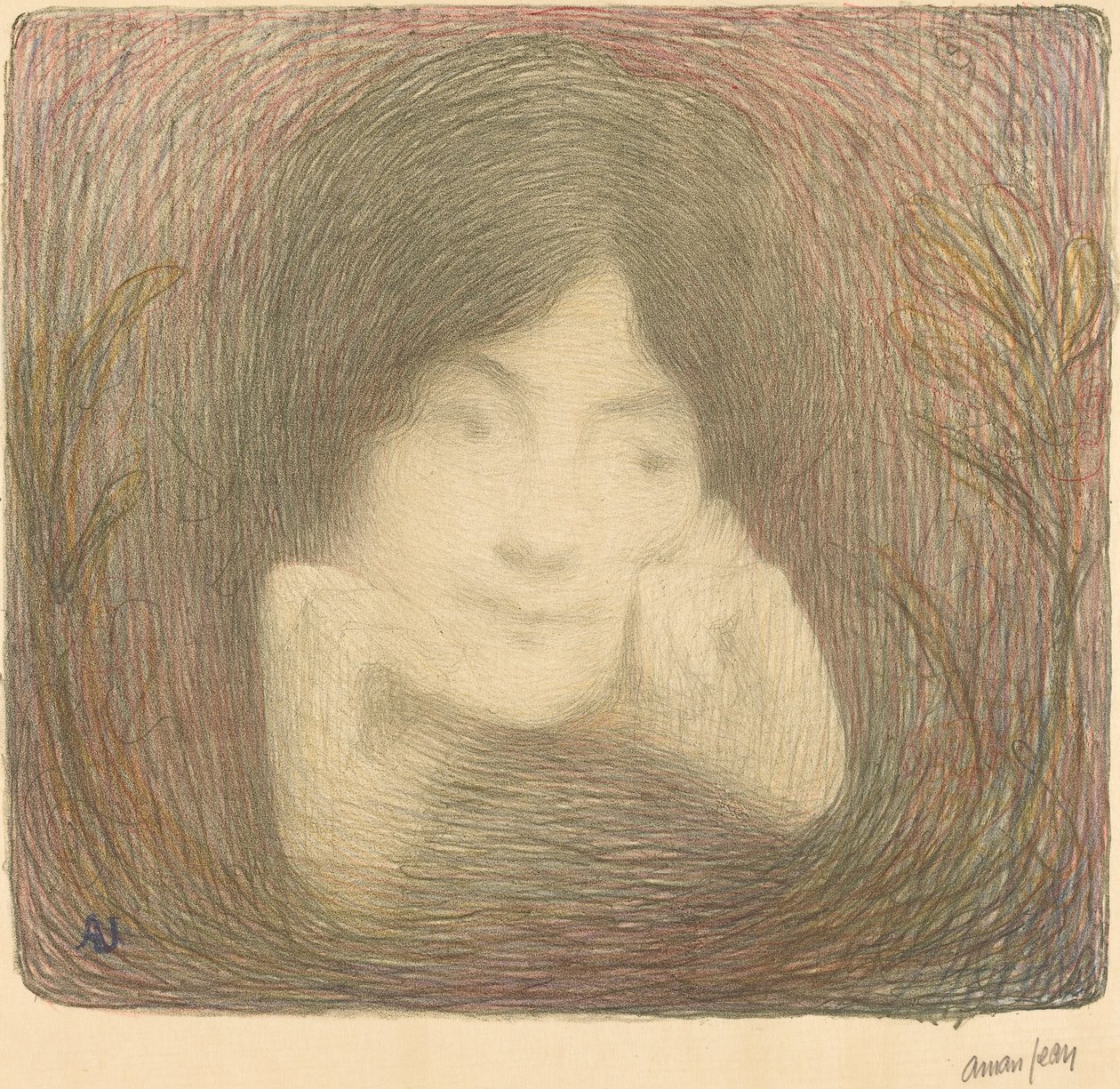 Mlle Moreno della Comédie-Française da Edmond Aman Jean