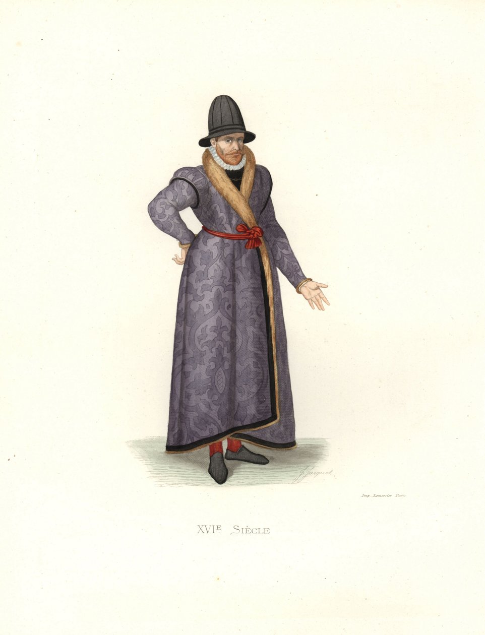Nobile inglese da Edmond Lechevallier Chevignard