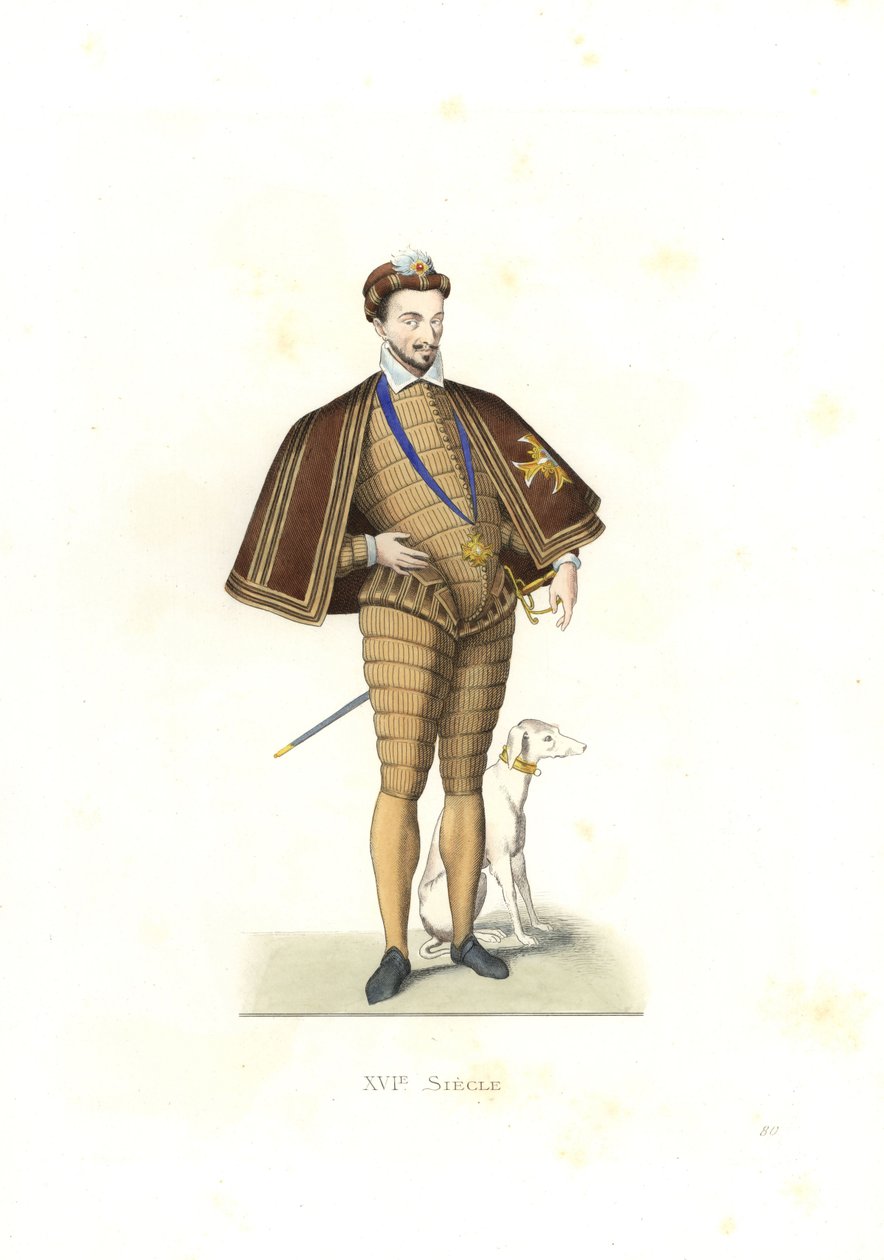 Re Enrico III di Francia da Edmond Lechevallier Chevignard