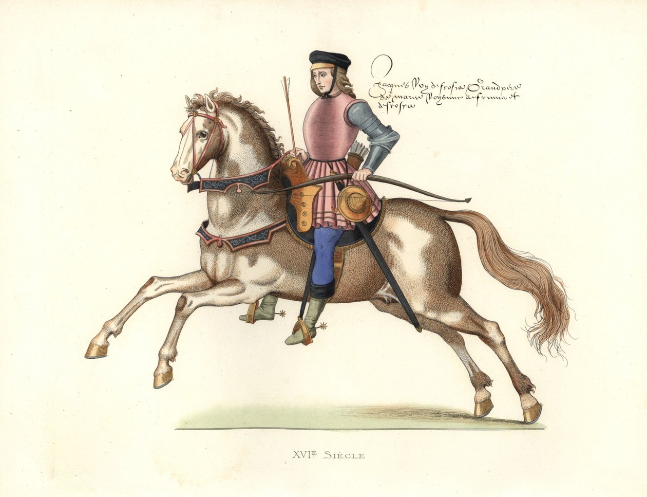 Re Giacomo IV di Scozia (1473-1513) da Edmond Lechevallier Chevignard