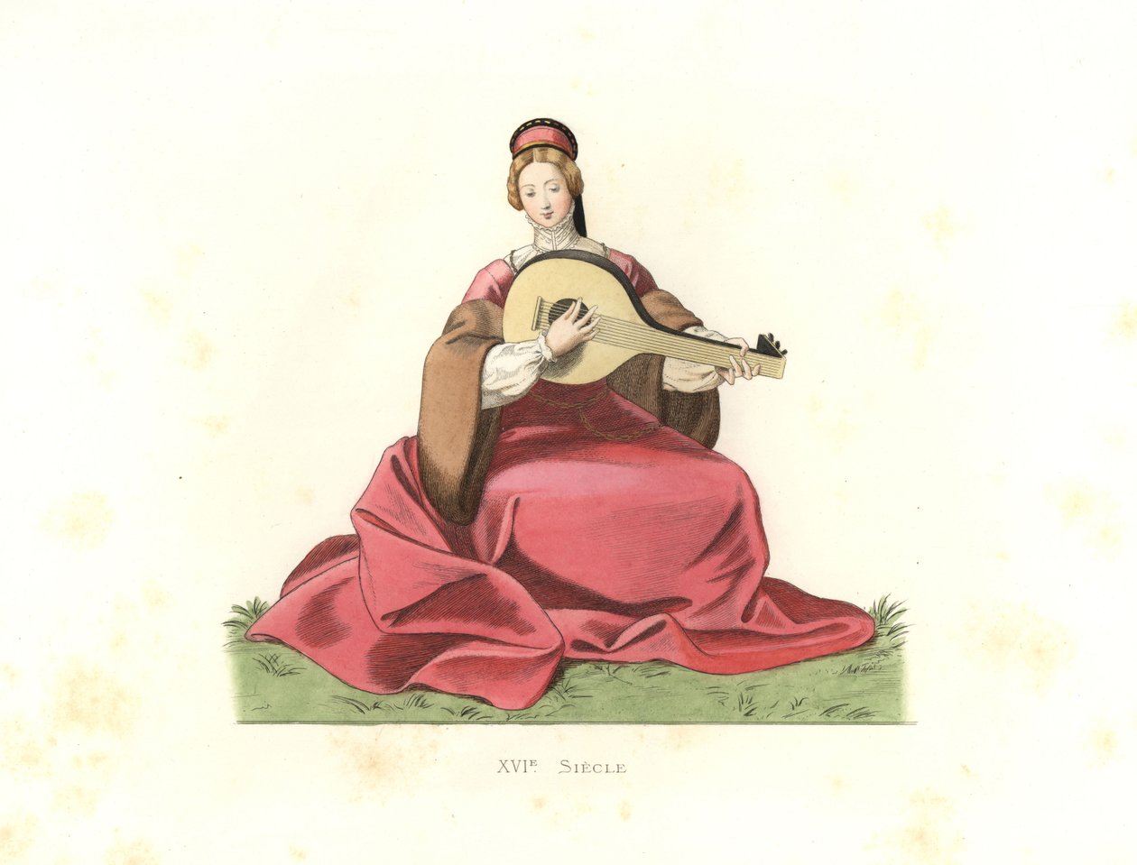 Nobile donna, Inghilterra da Edmond Lechevallier Chevignard