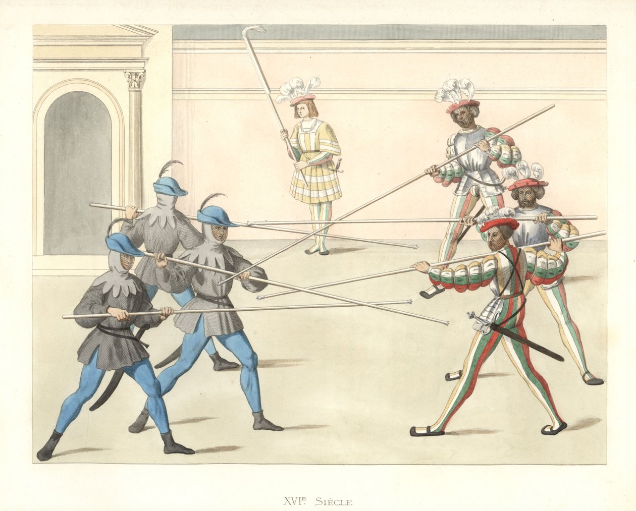 Scena a un festival a Norimberga da Edmond Lechevallier Chevignard