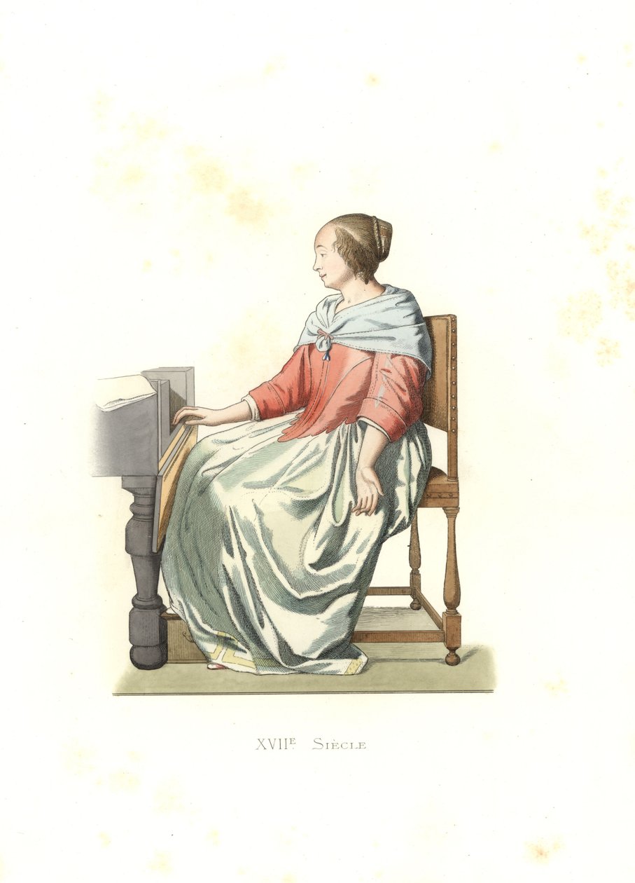 Donna di qualità, Olanda da Edmond Lechevallier Chevignard