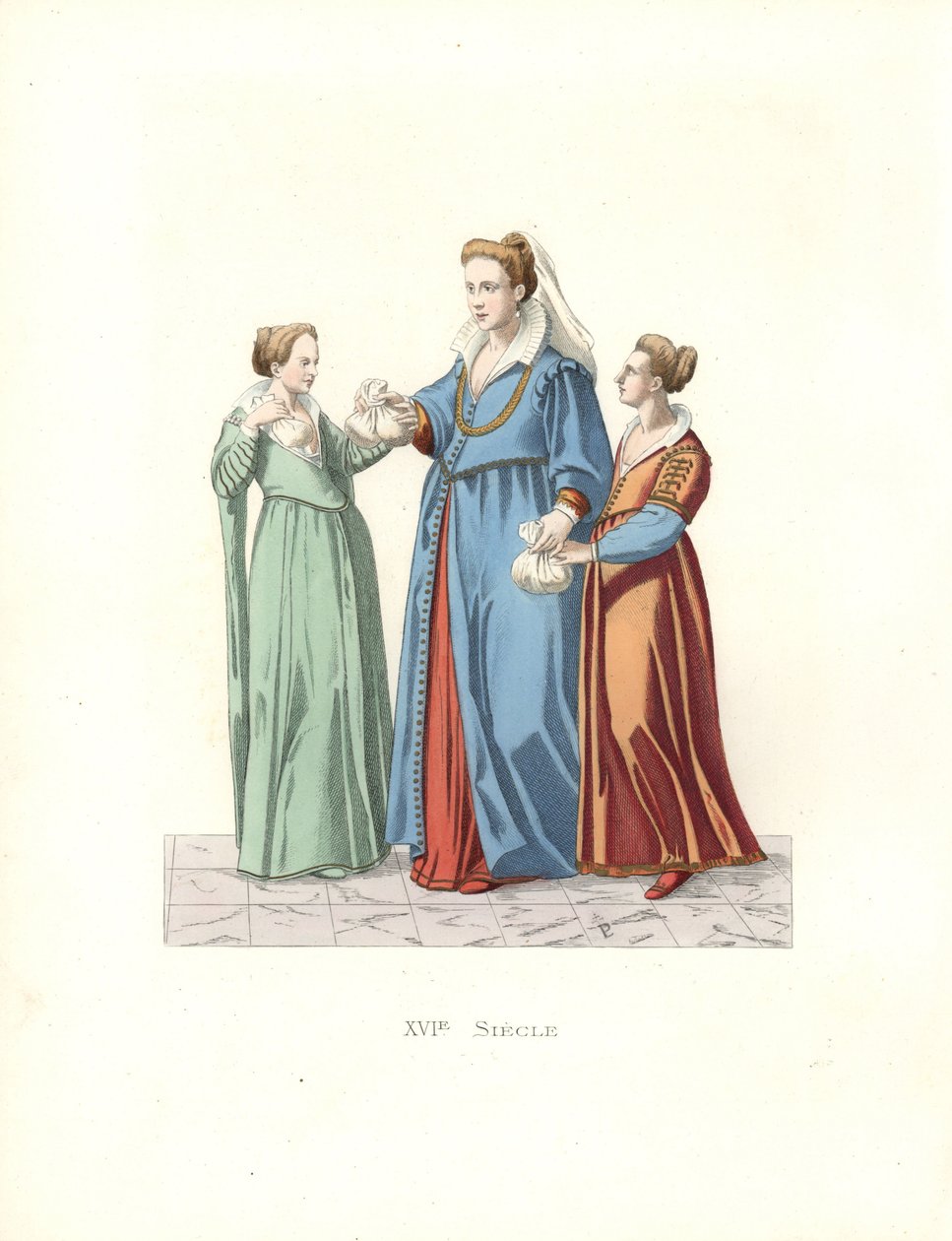 Donne di Venezia da Edmond Lechevallier Chevignard