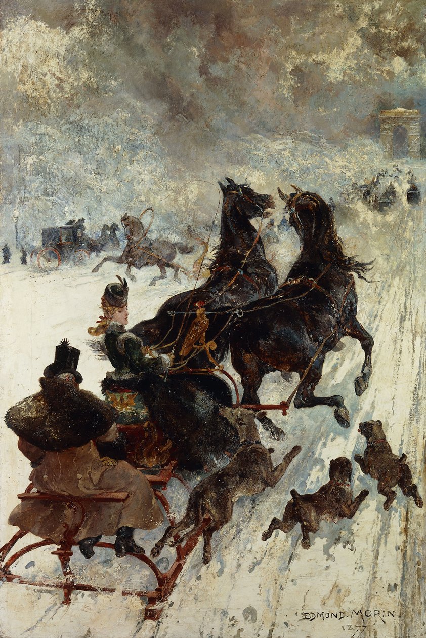 La corsa delle slitte da Edmond Morin