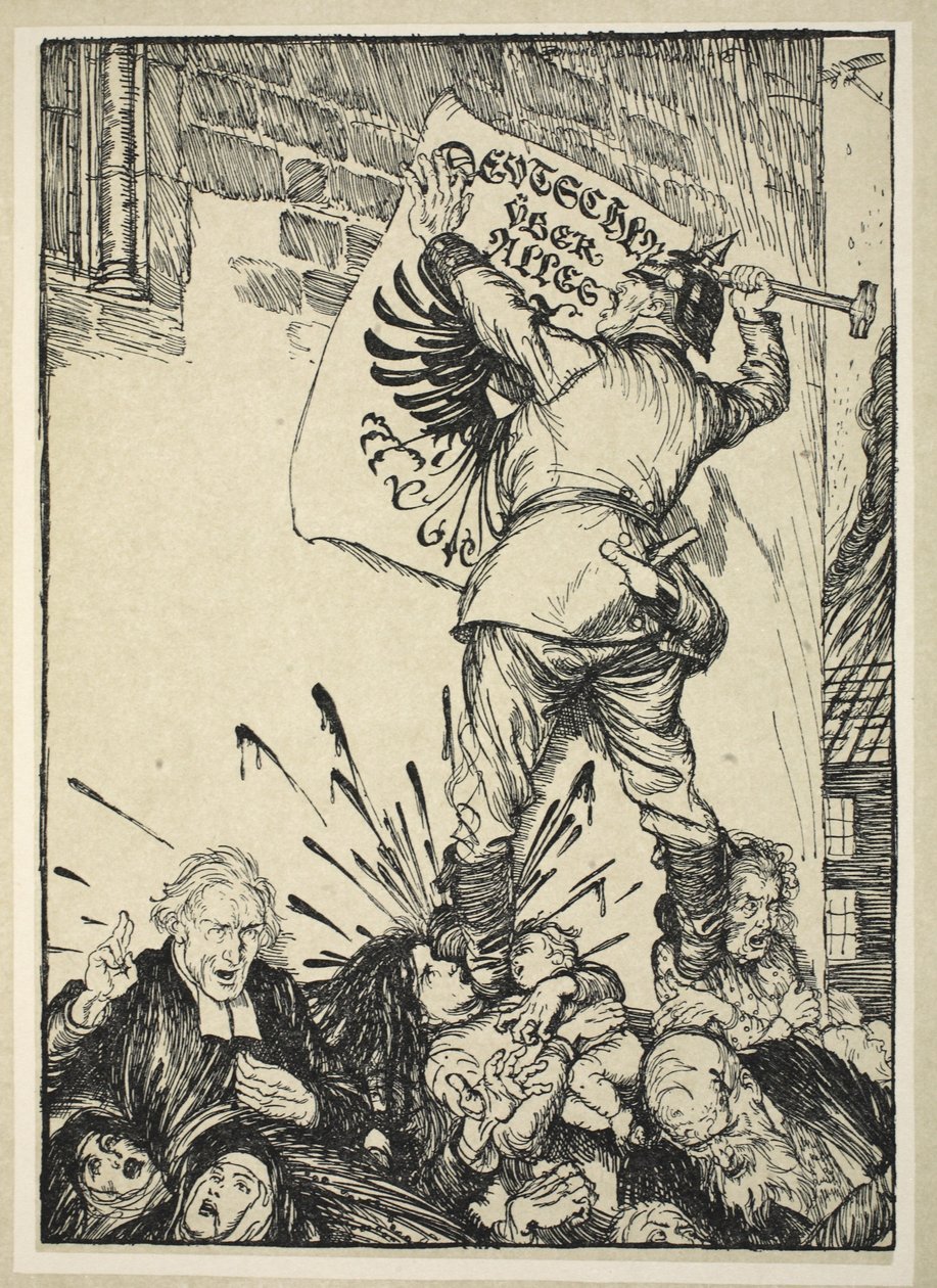 Deutschland Uber Alles, illustrazione da The Kaiser